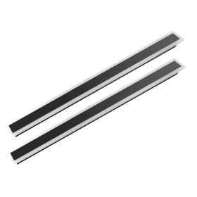 Outdoor Wall Lights, 2 Pack, 47.2 Inch Long Strip Modern Exterior Wall Sconce Light Fixtures, 3000K Warm White